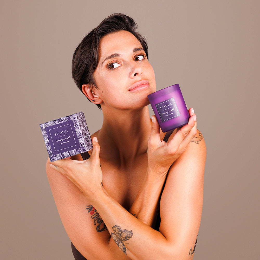 JE JOUE - PURPLE VANILLA CANDLE 160G
