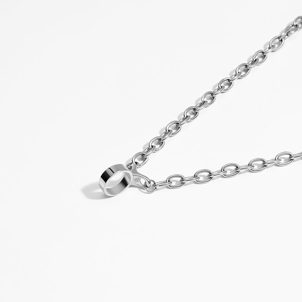 CRAVE - TEASE COLLECTION (NECKLACE + RING) SILVER
