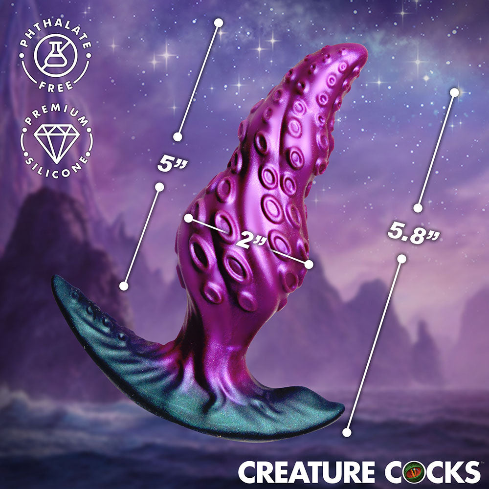 XR BRANDS - CREATURE COCKS OCTO-TWIST SILICONE ANAL PLUG