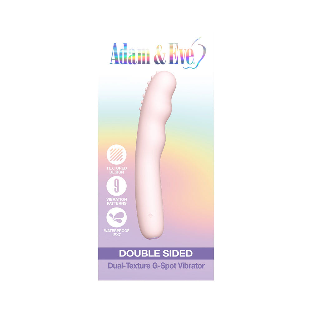 ADAM & EVE - DOUBLE SIDED DUAL-TEXTURE G-SPOT VIBRATOR