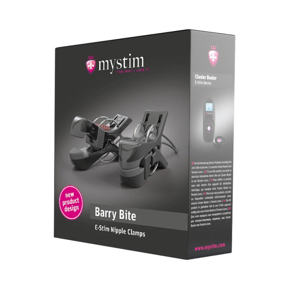 MYSTIM BARRY BITE BI-POLAR E-STIM CLAMPS