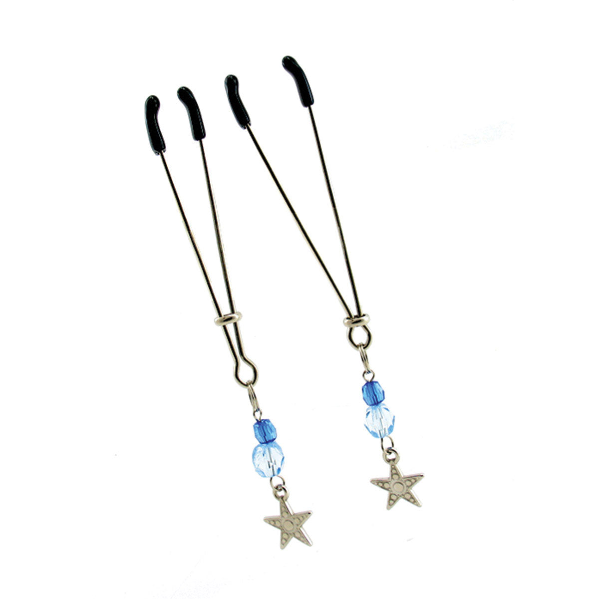 PHS INTERNATIONAL - SEX KITTEN TWEEZER CLAMPS STAR BLUE