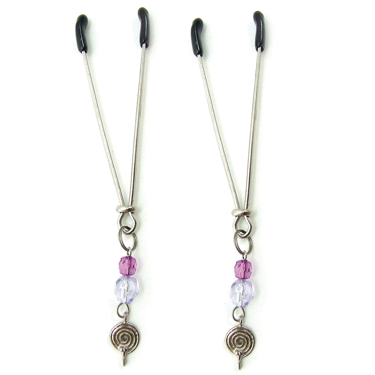 PHS INTERNATIONAL - SEX KITTEN CLAMPS PURPLE SWIRLS