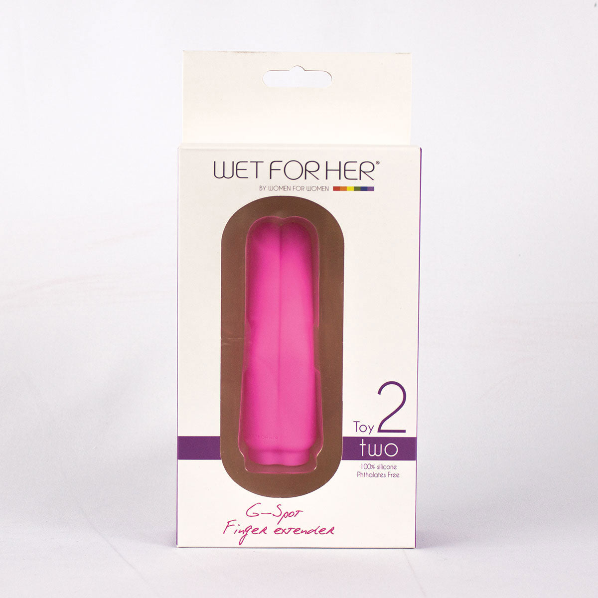 WET FOR HER TWO FINGERS EXTENDER PINK