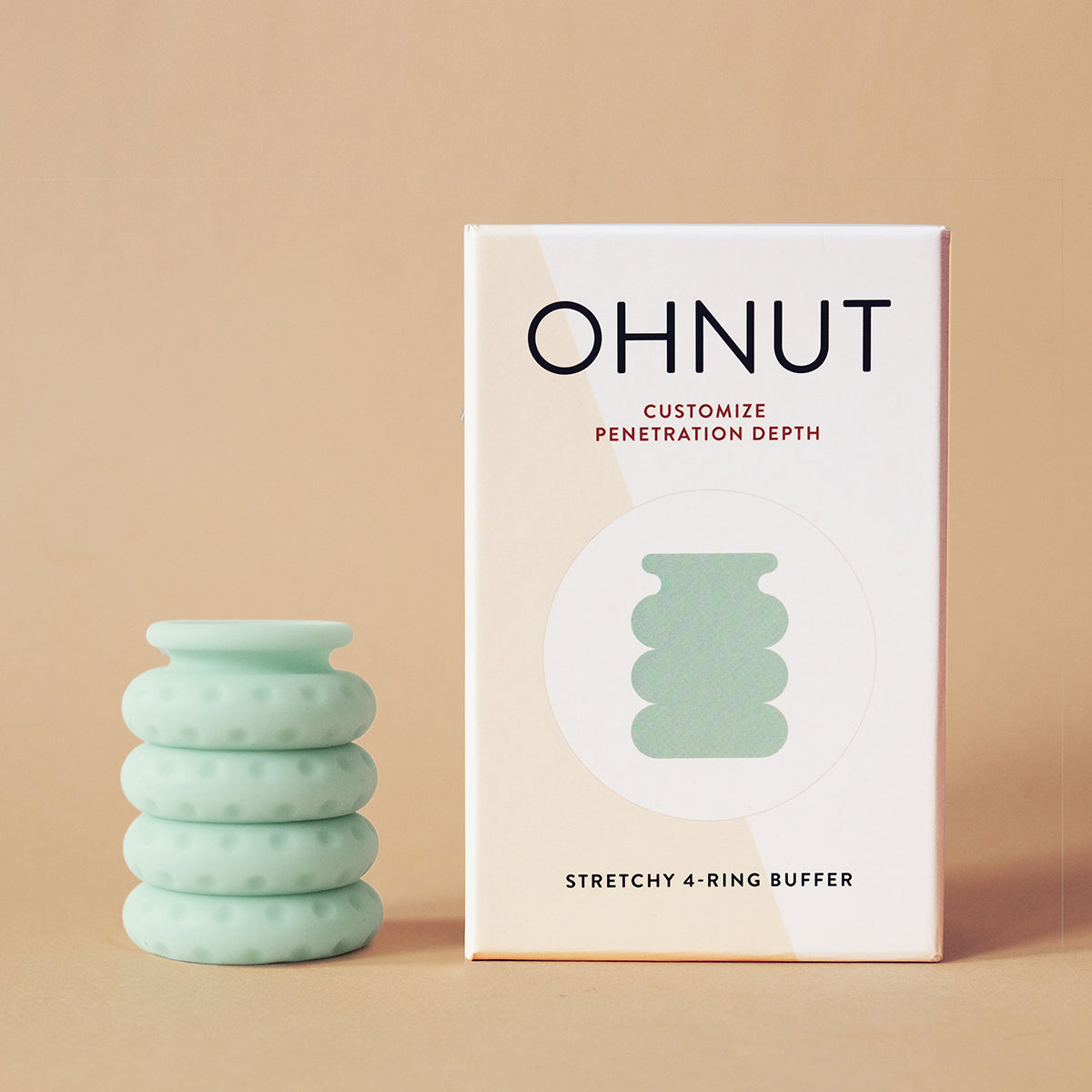 OHNUT - DEPTH-LIMITING RINGS 4-PACK JADE