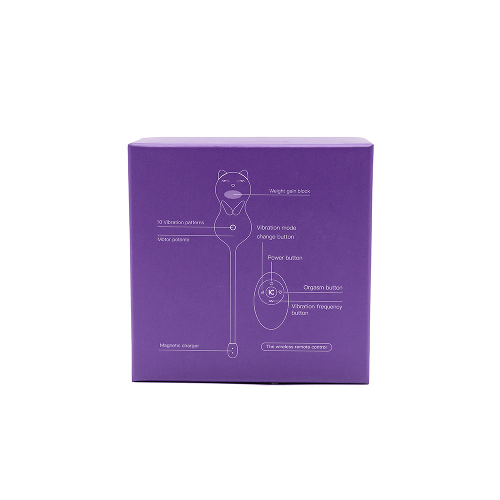 EMOJIBATOR KITTY CAT KEGEL BALL VIBRATOR