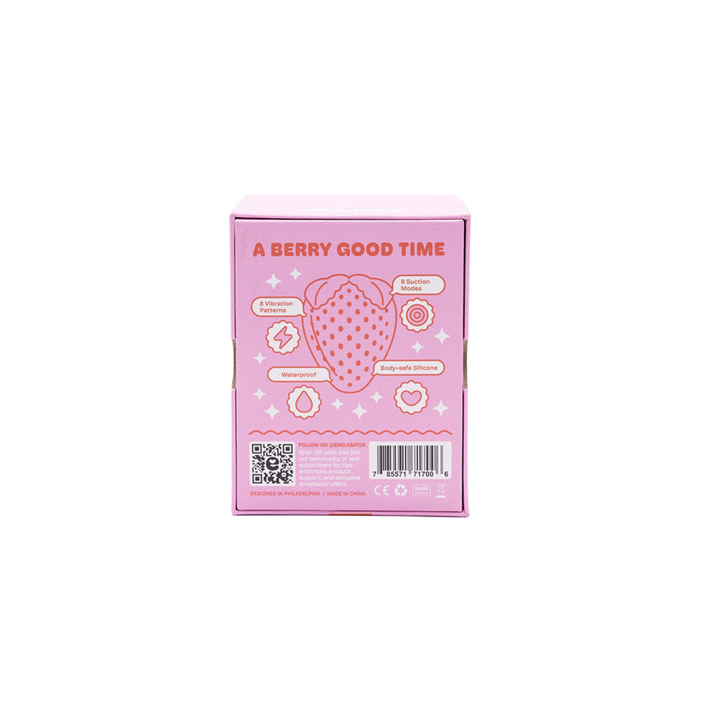 EMOJIBATOR - STRAWBERRY EMOJI VIBRATOR