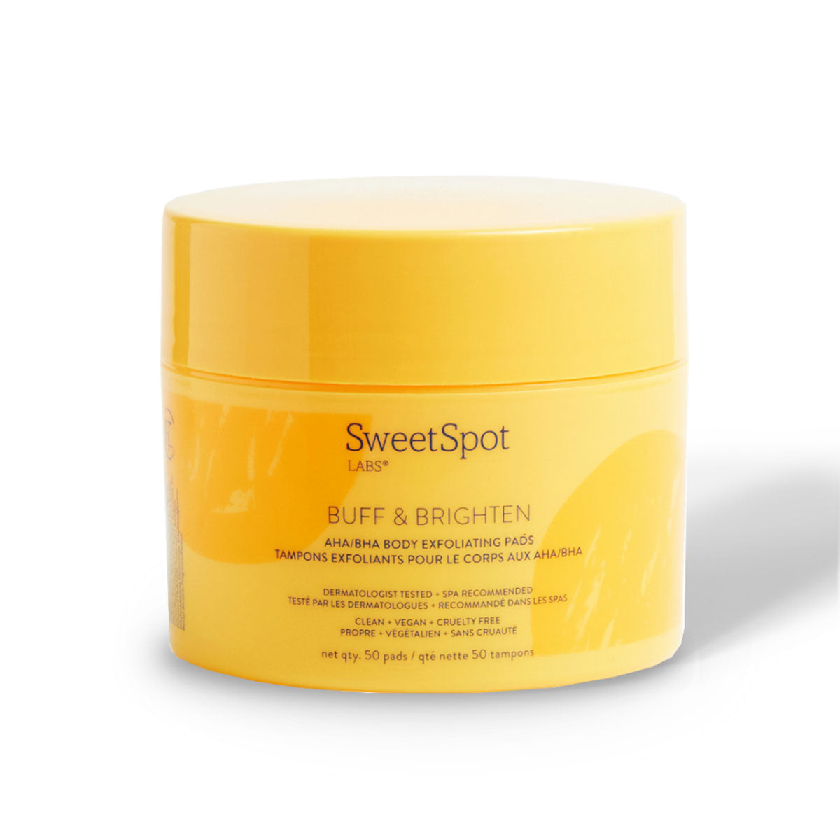SWEETSPOT LABS BUFF & BRIGHTEN BODY EXFOLIATING PADS