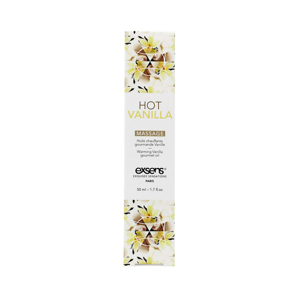 EXSENS WARMING MASSAGE OIL HOT VANILLA 1.7 OZ.