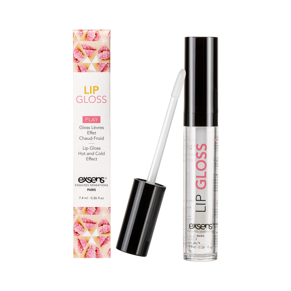 EXSENS - HOT KISS AROUSAL LIP GLOSS STRAWBERRY 0.24 OZ.