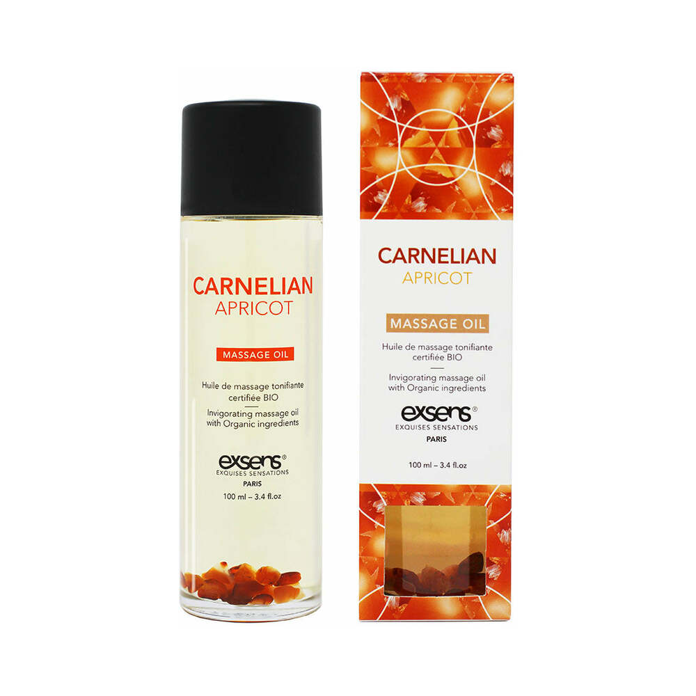 EXSENS - MASSAGE OIL CARNELIAN APRICOT 3.4 OZ.
