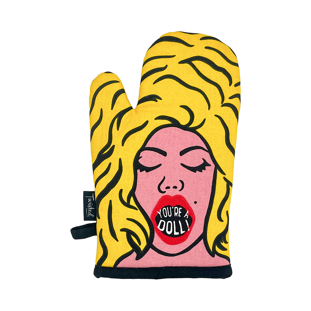 TWISTED WARES - YOU''RE A DOLL OVEN MITT