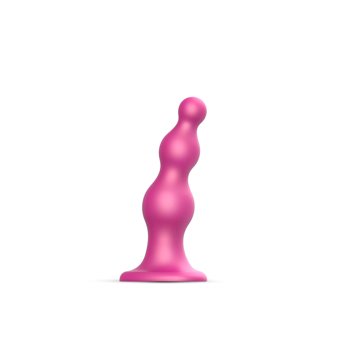 LOVELY PLANET - STRAP-ON-ME DILDO PLUG BEADS LARGE RASPBERRY