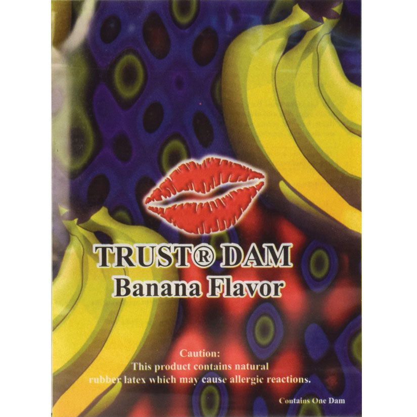 TRUSTEX - LIXX FLAVORED DENTAL DAM BANANA