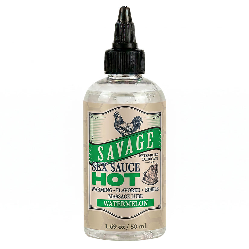 SAVAGE ME - SAVAGE SEX SAUCE HOT WATERMELON 1.69 OZ.