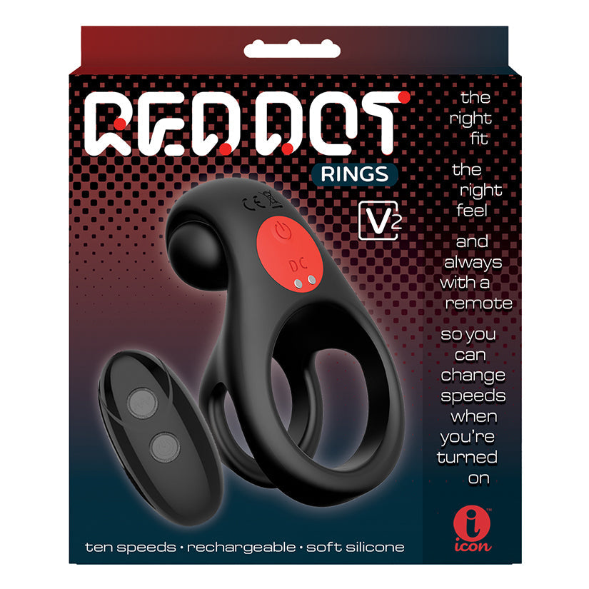 ICON BRANDS - RED DOT COCK RING V2