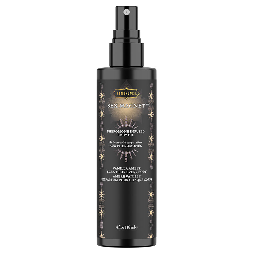 KAMA SUTRA - SEX MAGNET BODY OIL SPRAY VANILLA AMBER 4 OZ.