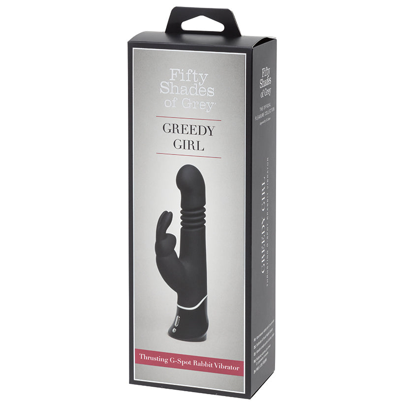 FIFTY SHADES OF GREY - GREEDY GIRL THRUSTING G-SPOT RABBIT VIBRATOR
