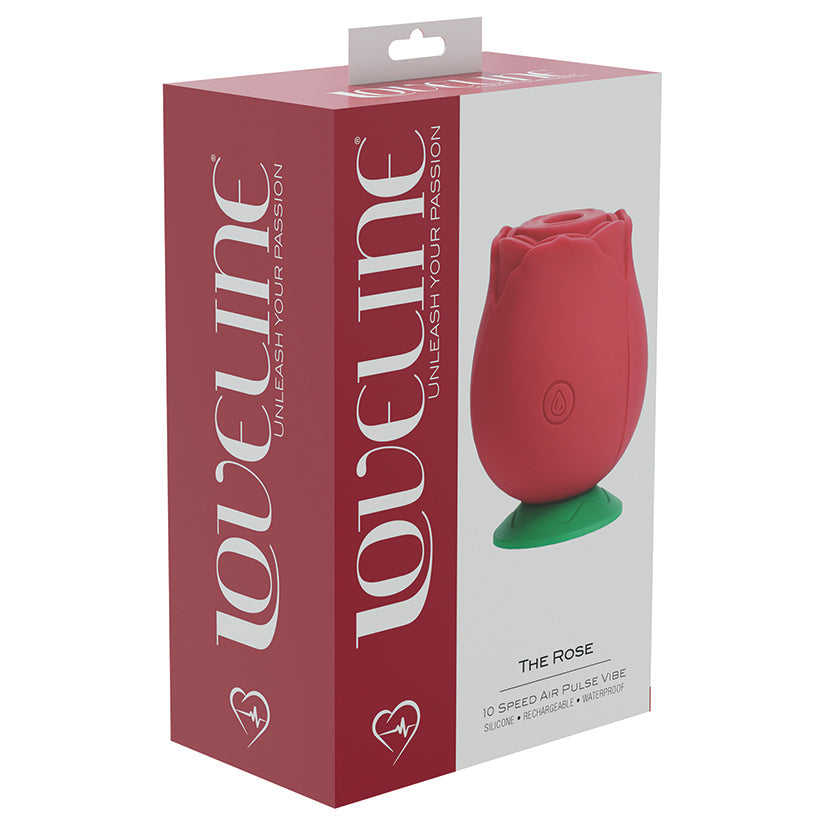 SHOTS - LOVELINE THE ROSE 10 SPEED AIR PULSE VIBE