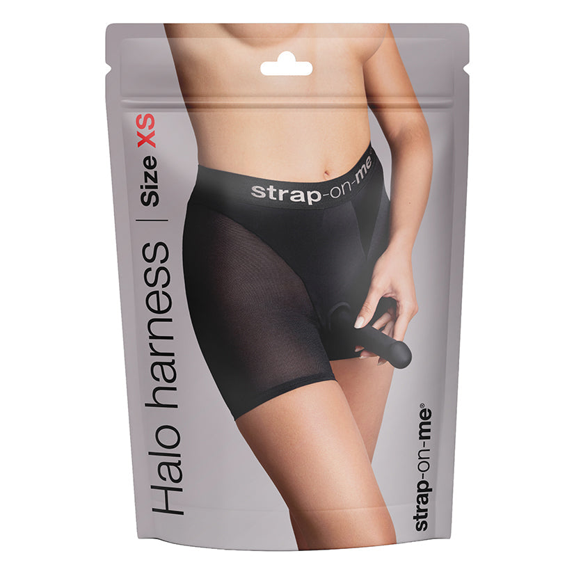 LOVELY PLANET - STRAP-ON-ME HARNESS LINGERIE HALO BLACK XS