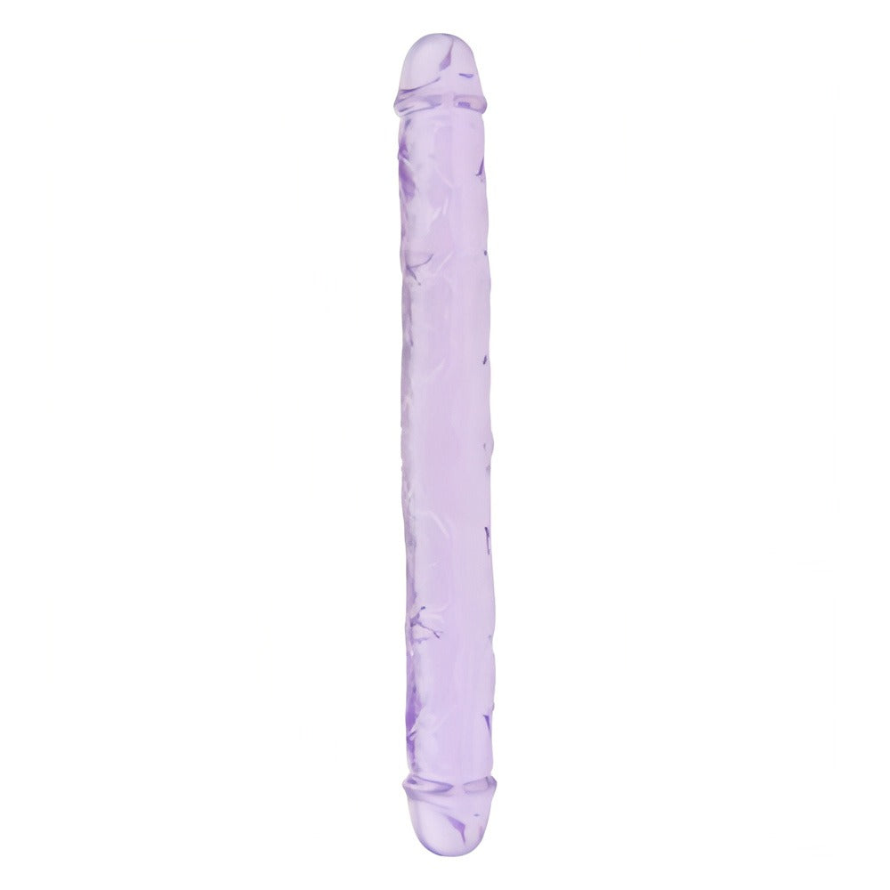 LOVING JOY - 12 INCH DOUBLE DILDO PURPLE