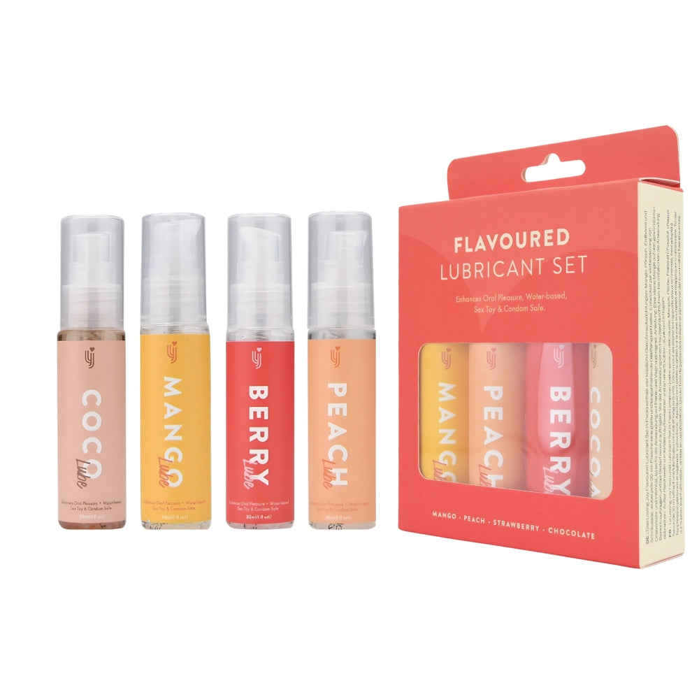 LOVING JOY LUBRICANTS - LOVING JOY FLAVOURED LUBRICANT SET (4 PACK)