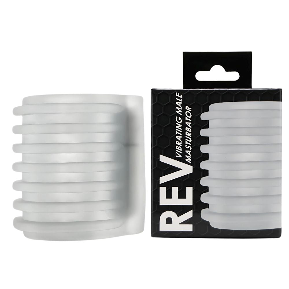 REV - SLEEVES VIBRATING MALE MASTURBATOR