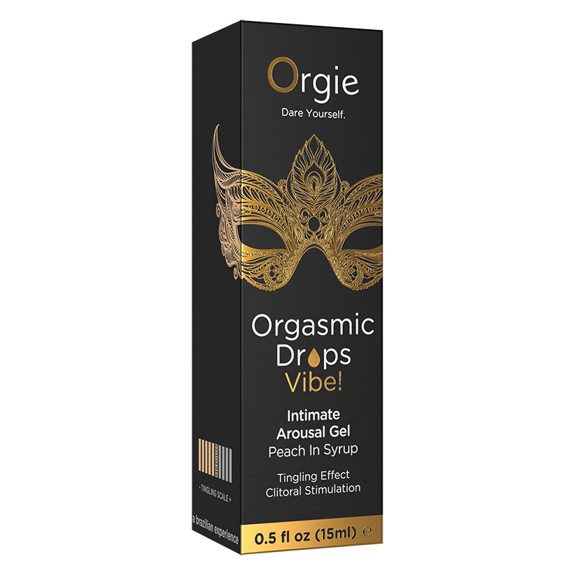 CREATIVE CONCEPTIONS - ORGIE ORGASMIC DROPS VIBE PEACH IN SYRUP