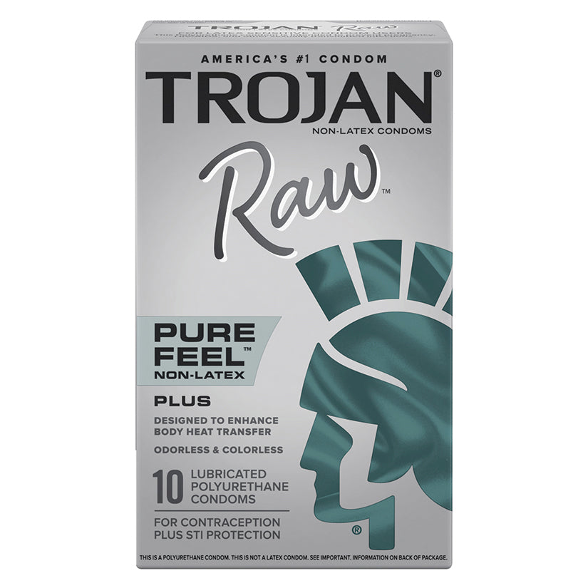 PARADISE MARKETING - TROJAN RAW CONDOMS 10-PACK