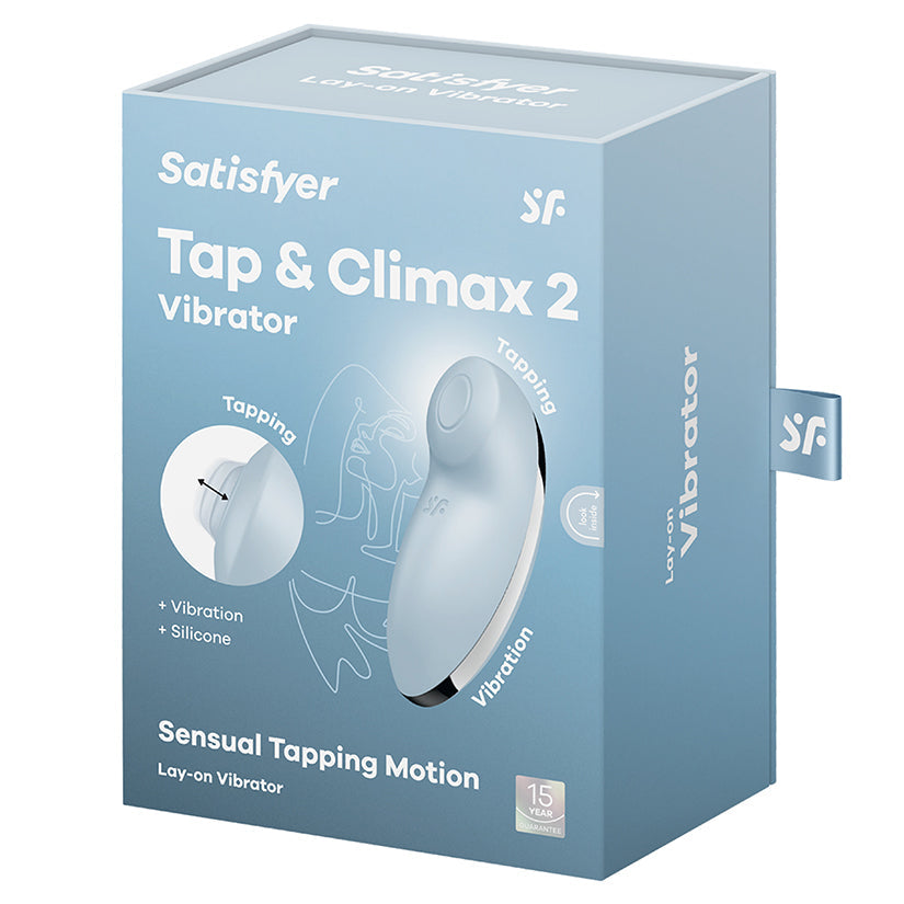 SATISFYER - TAP AND CLIMAX 2 BLUE
