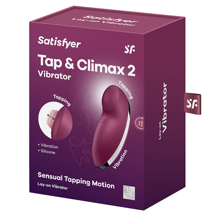 SATISFYER - TAP AND CLIMAX 2 RED
