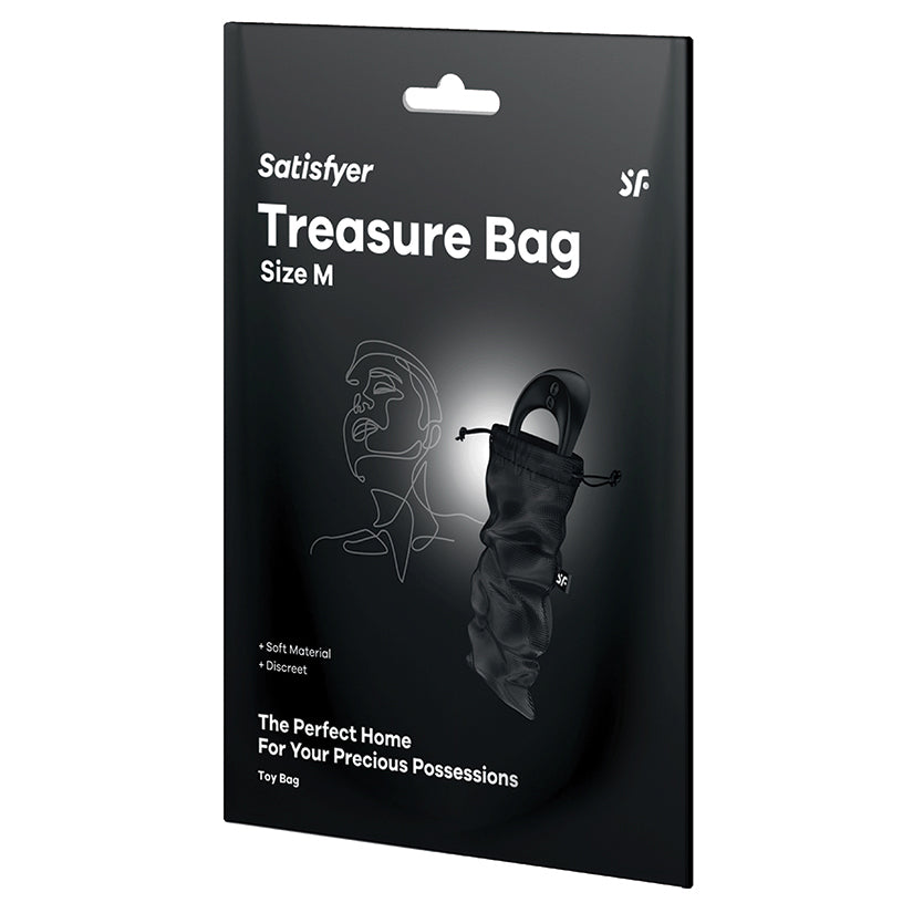 SATISFYER - TREASURE BAG M BLACK