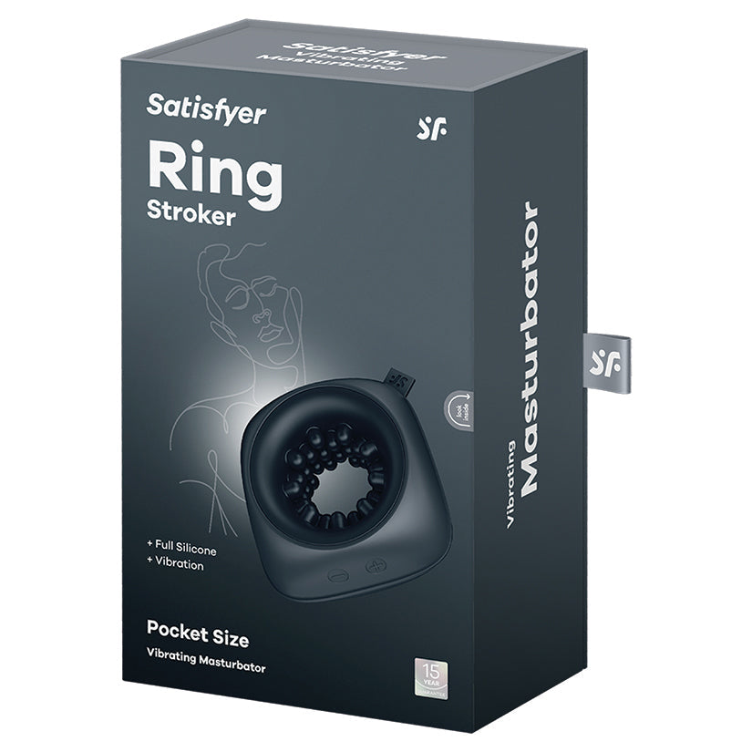 SATISFYER - RING STROKER BLACK