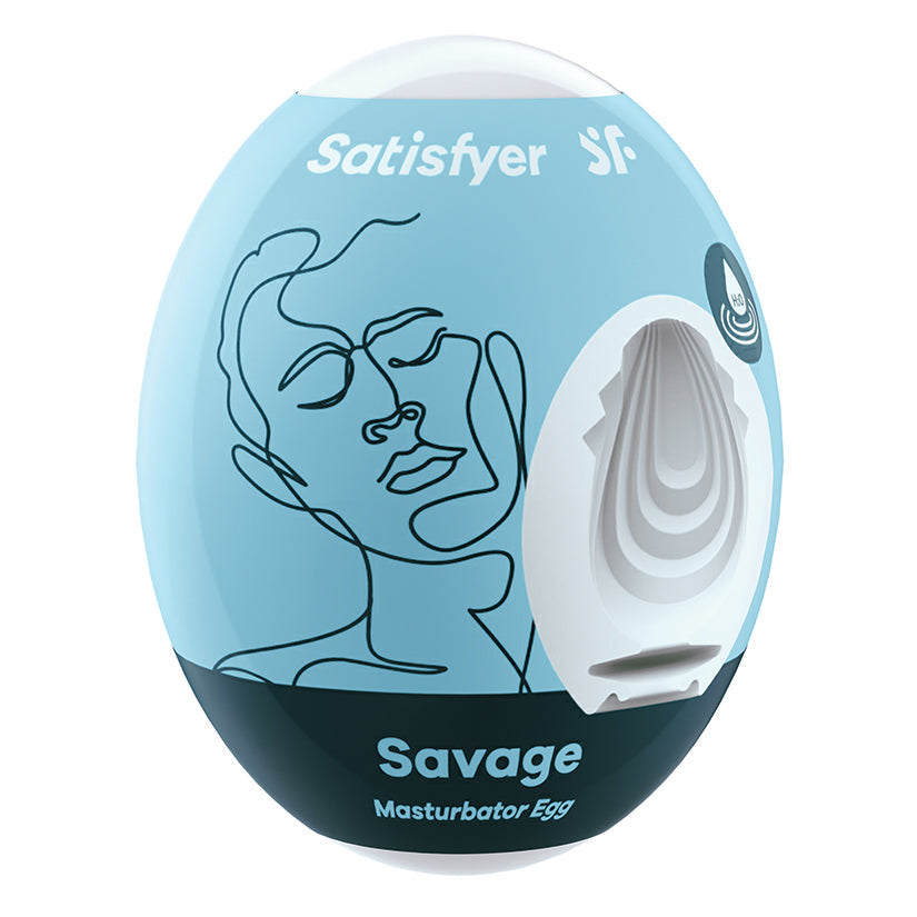 SATISFYER - MASTURBATOR EGG SINGLE SAVAGE