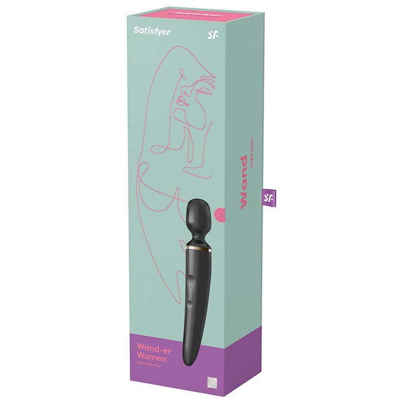 SATISFYER - WAND-ER WOMAN BLACK/GOLD
