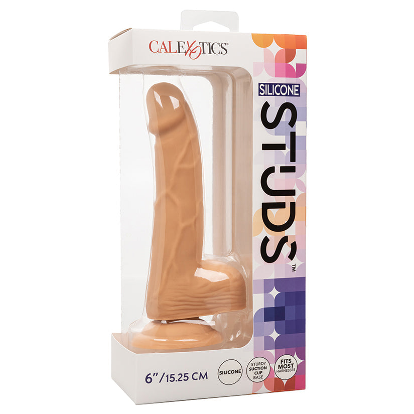 CAL EXOTICS - SILICONE STUDS IVORY 6 IN.