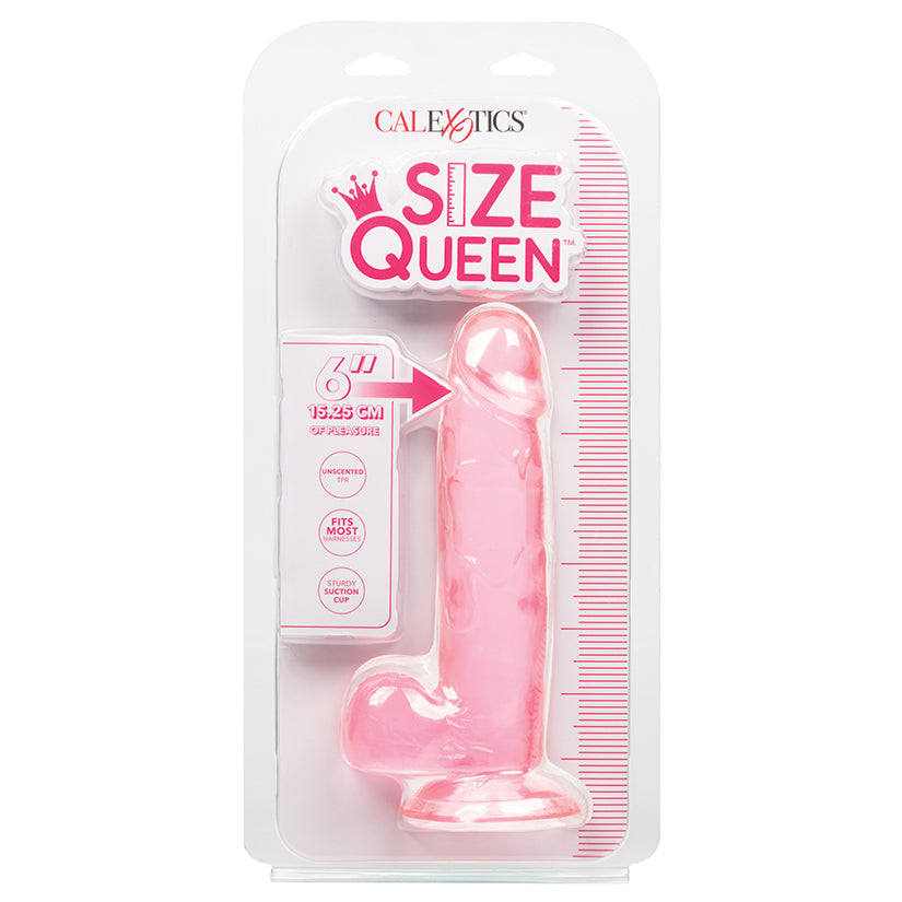 CAL EXOTICS - SIZE QUEEN PINK 6 IN.