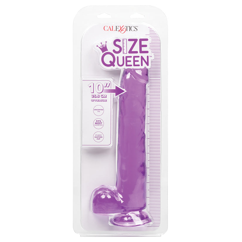 CAL EXOTICS - SIZE QUEEN PURPLE 10 IN.