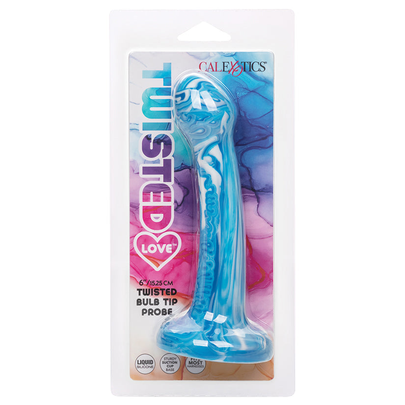 CAL EXOTICS - TWISTED LOVE TWISTED BULB TIP PROBE BLUE
