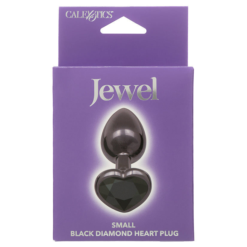 CALEXOTICS - JEWEL BLACK DIAMOND HEART PLUG SMALL