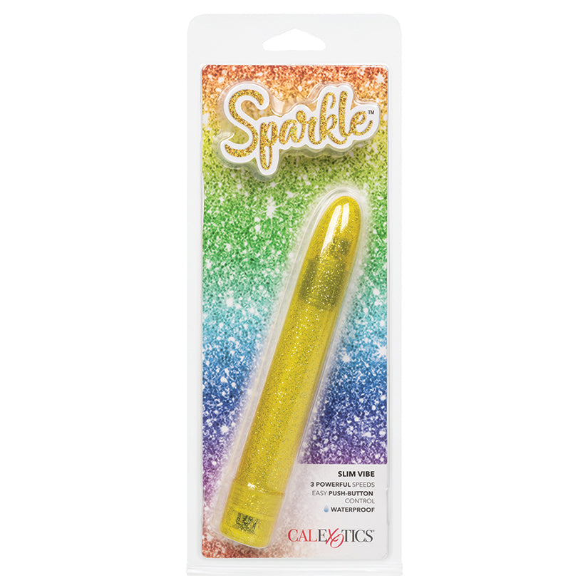 CAL EXOTICS - SPARKLE SLIM VIBE YELLOW