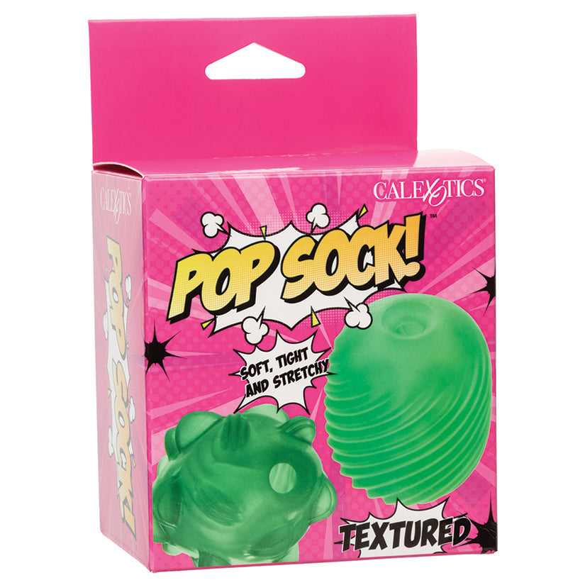 CAL EXOTICS - POP SOCK TEXTURED GREEN