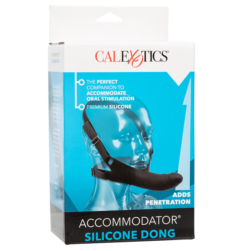 CALEXOTICS - ACCOMMODATOR SILICONE DONG BLACK