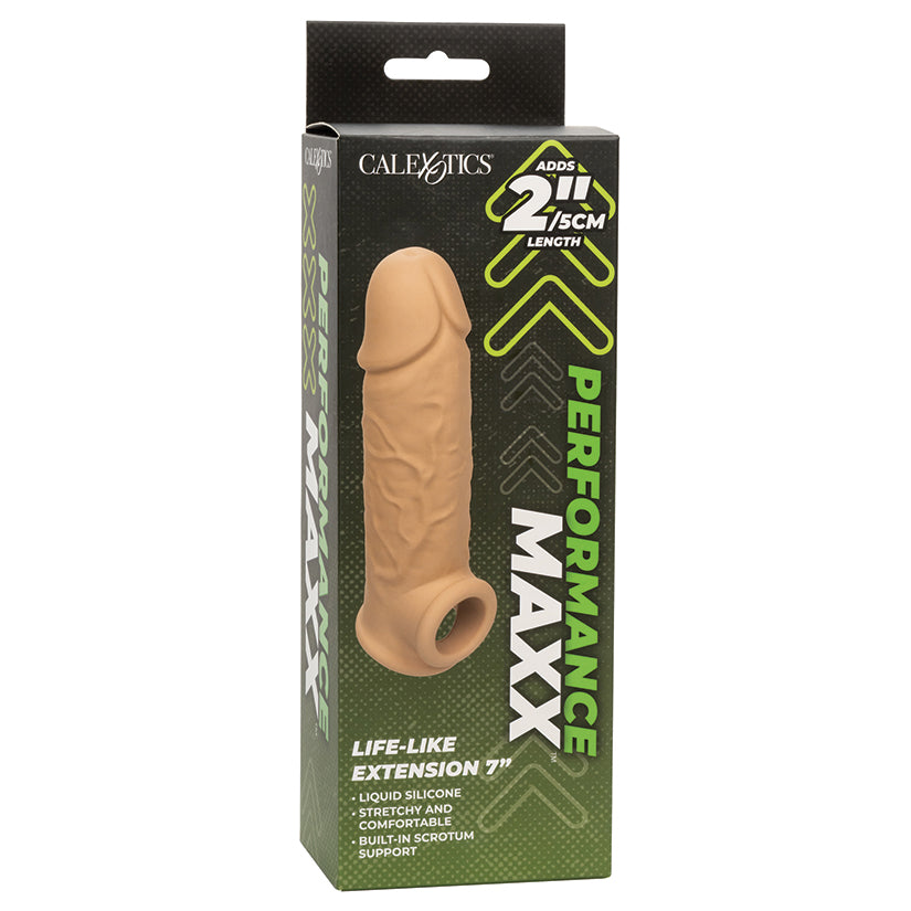 CAL EXOTICS - PERFORMANCE MAXX LIFE LIKE EXTENSION 7 IN. IVORY