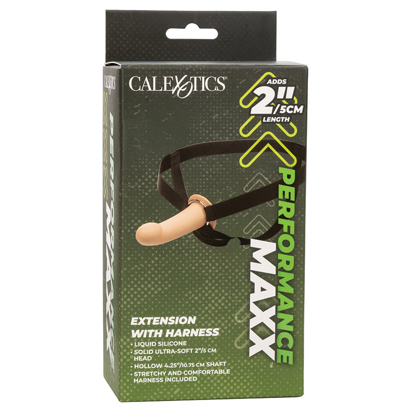 CAL EXOTICS - PERFORMANCE MAXX EXTENSION WITH HARNESS IVORY