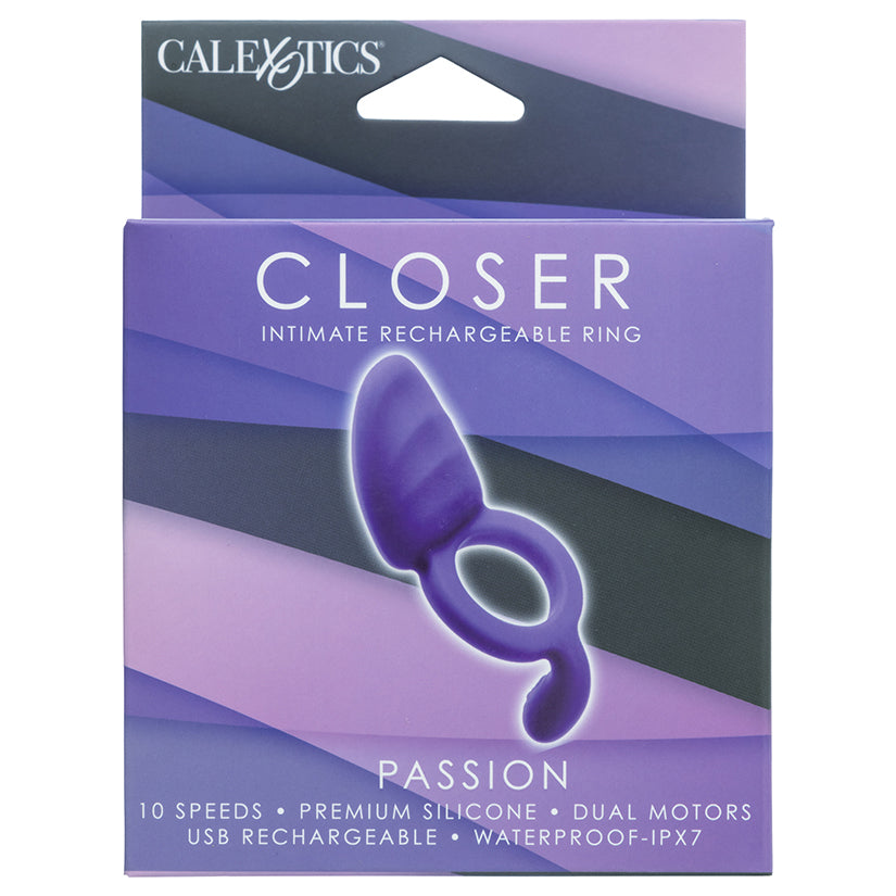 CAL EXOTICS - CLOSER INTIMATE RECHARGEABLE RING PASSION