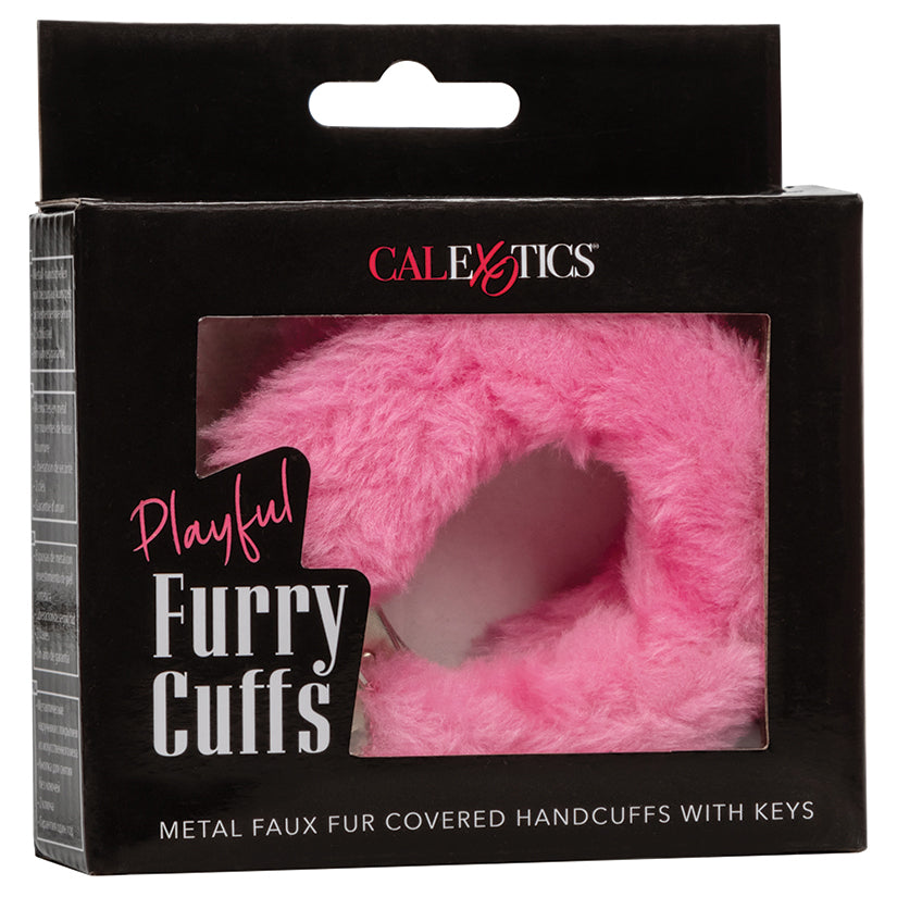 CALEXOTICS - PLAYFUL FURRY CUFFS PINK