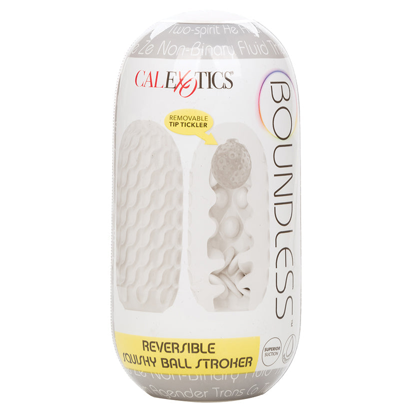 CALEXOTICS - BOUNDLESS REVERSIBLE SQUISHY BALL STROKER SMOKE