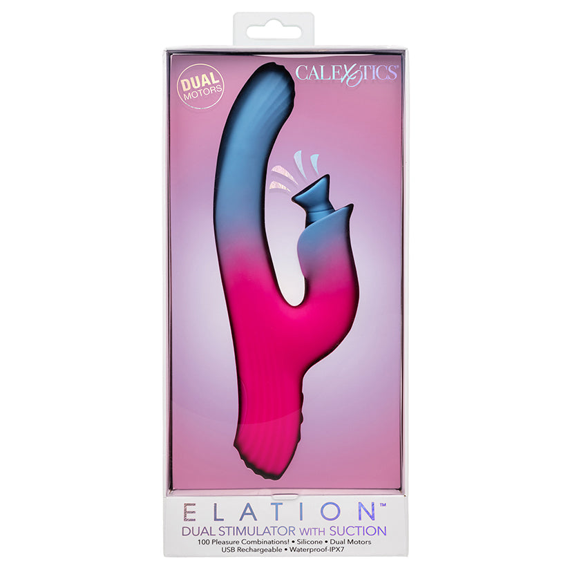 CAL EXOTICS - ELATION DUAL STIMULATOR WITH SUCTION