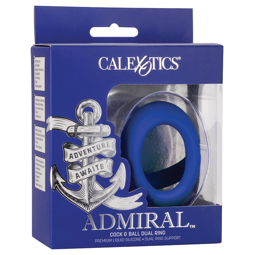 CAL EXOTICS - ADMIRAL COCK & BALL DUAL RING
